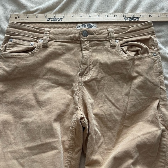 We the free tan corduroy flare raw hem pants - Picture 7 of 11